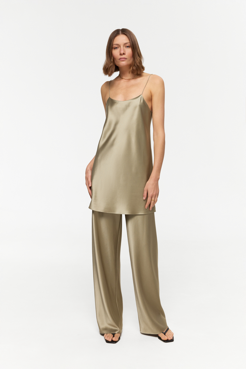Amalfi Dusty-Sage silk bias pants