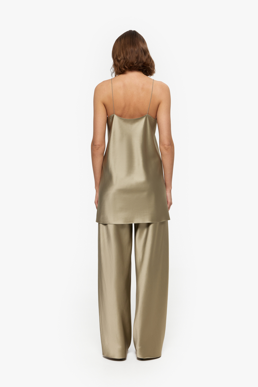 Amalfi Dusty-Sage silk bias pants