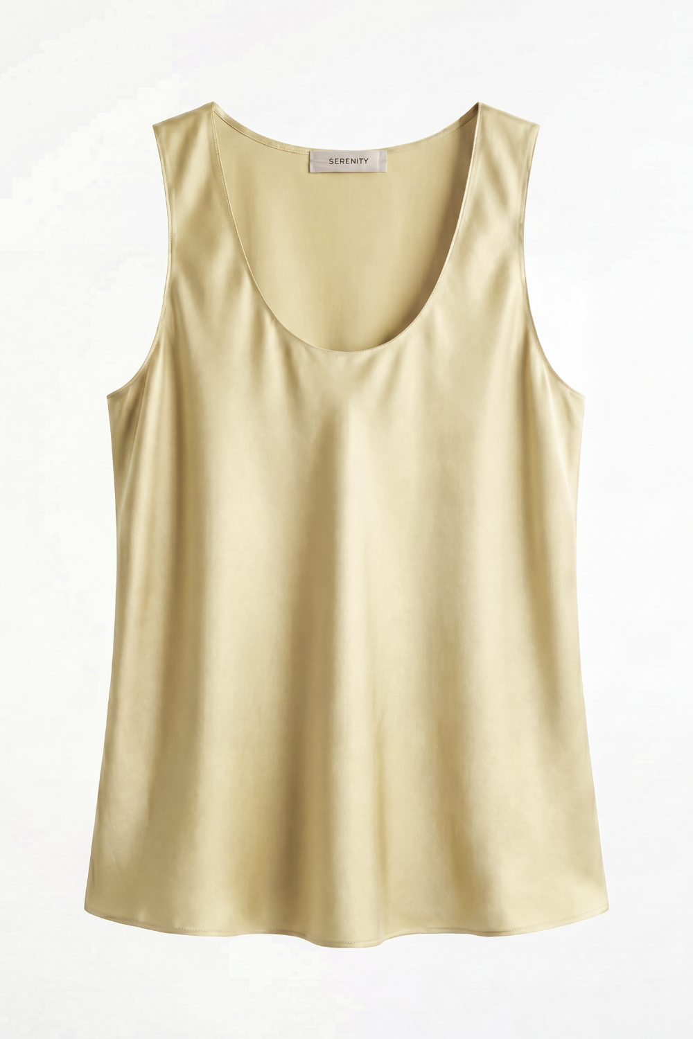 Dana Vanilla tank top in Silk Twill
